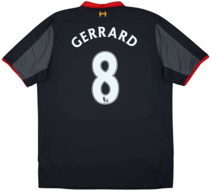 2014-15 Liverpool Third Shirt Gerrard #8 - 10/10 - (XL)