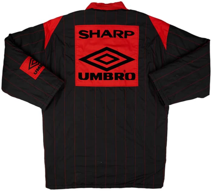 1992-93 Manchester United Umbro Padded Bench Coat - 9/10 - (XL)