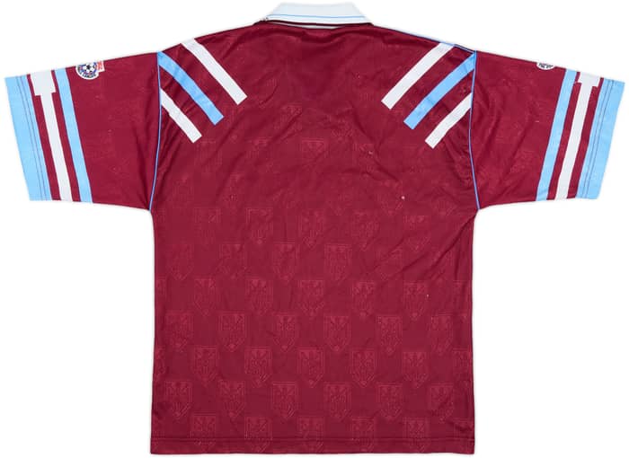 1991-92 West Ham Home Shirt - 7/10 - (M)