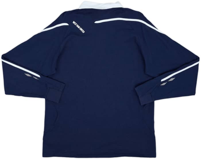 2007-08 West Ham Umbro Polo L/S Shirt - 9/10 - (XL)