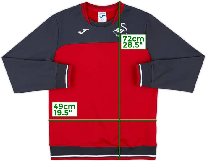 2017-18 Swansea Joma Sweat Top - 10/10 - (S)