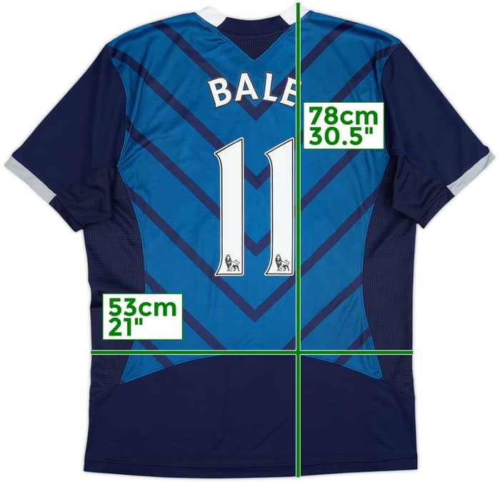 2012-13 Tottenham Away Shirt Bale #11 - 7/10 - (XL)