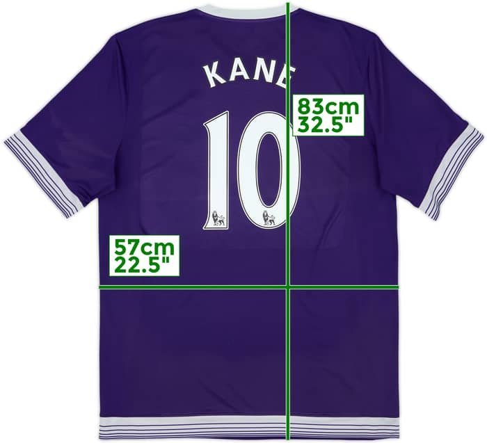 2015-16 Tottenham Third Shirt Kane #10 - 8/10 - (XXL)