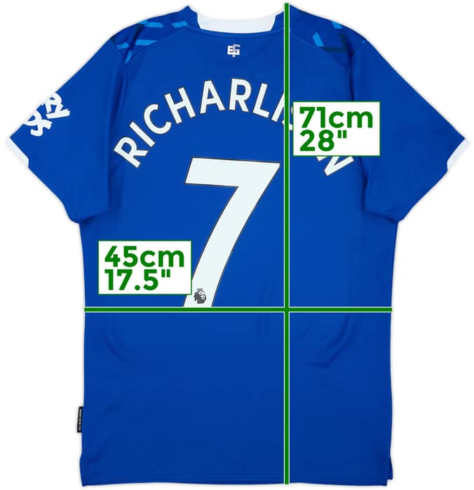 2019-20 Everton Home Shirt Richarlison #7 - 6/10 - (S)