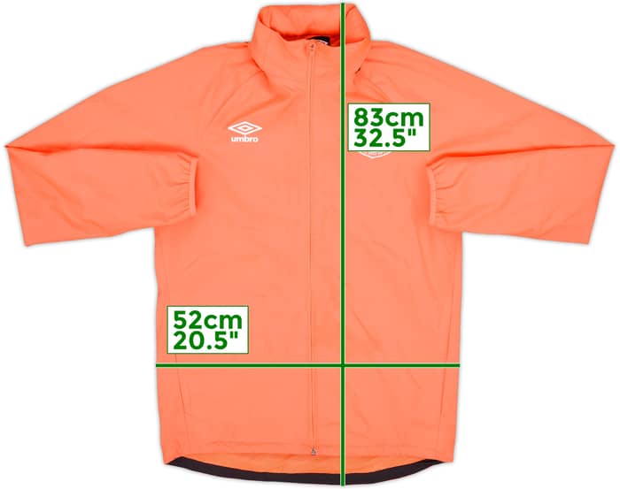 2015-16 Everton Umbro Hooded Rain Jacket - 8/10 - (S)