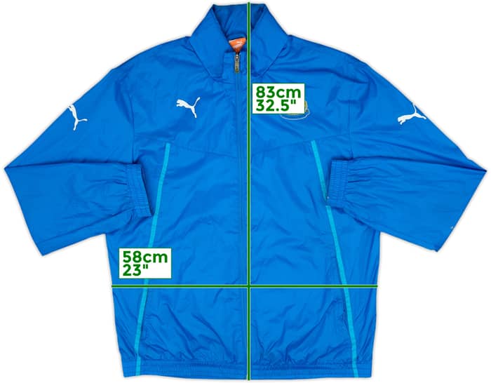 2013-14 Newcastle United Puma Hooded Rain Jacket - 7/10 - (XL)