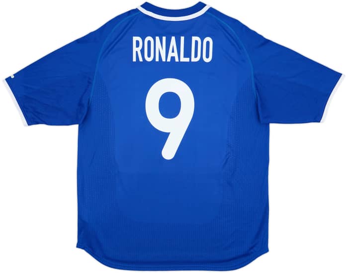 2000-02 Brazil Away Shirt Ronaldo #9 - 10/10 - (XL)