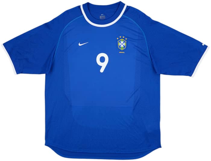 2000-02 Brazil Away Shirt Ronaldo #9 - 10/10 - (XL)