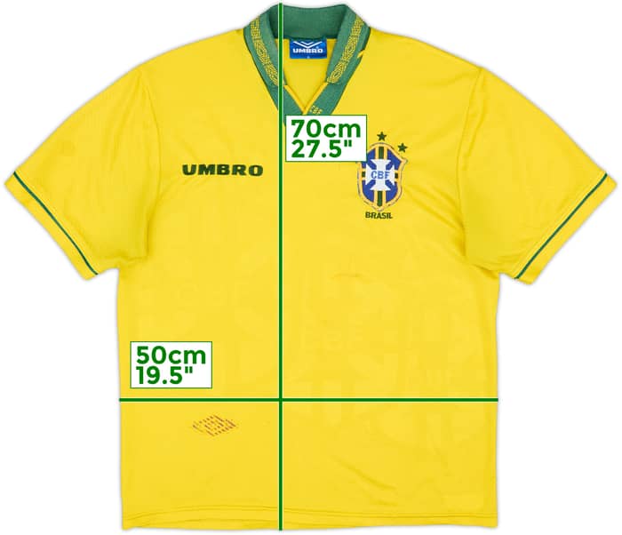 1993-94 Brazil Home Shirt - 5/10 - (M)