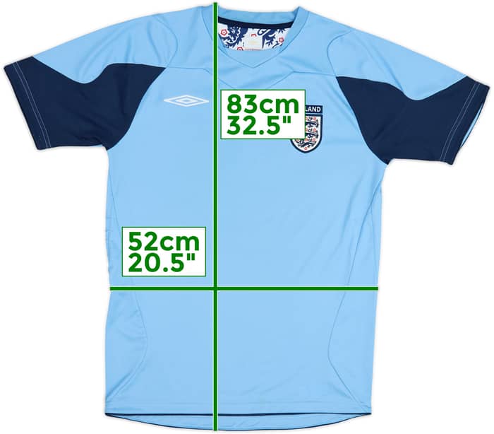 2008-09 England Umbro Training Shirt - 8/10 - (S)