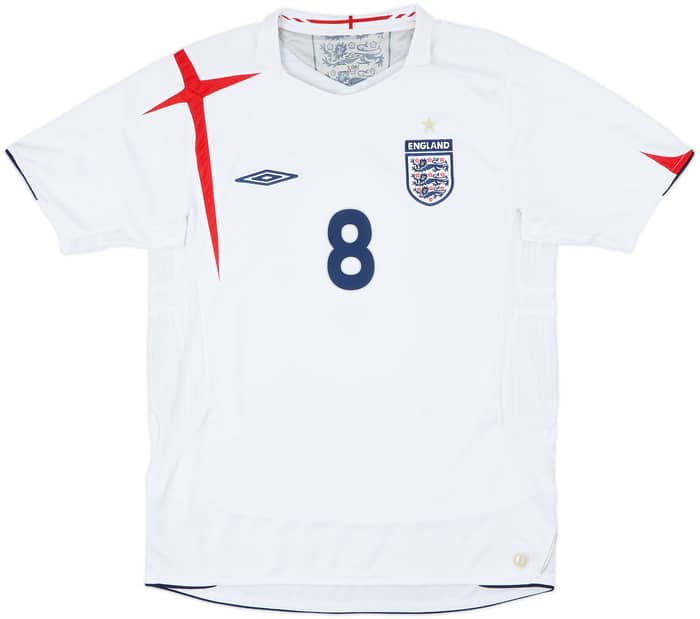 2005-07 England Home Shirt Lampard #8 - 6/10 - (M)