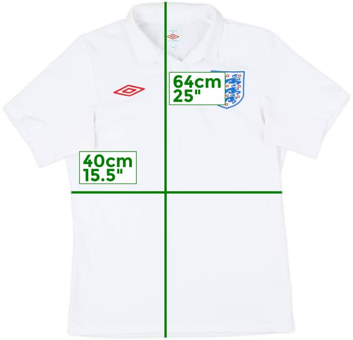 2009-10 England Home Shirt #23 - 8/10 - (S)