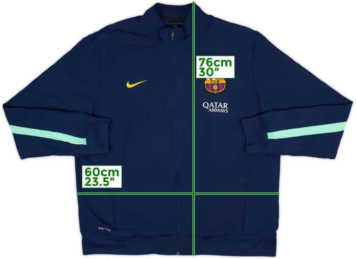 2013-14 Barcelona Nike Track Jacket - 8/10 - (XL)