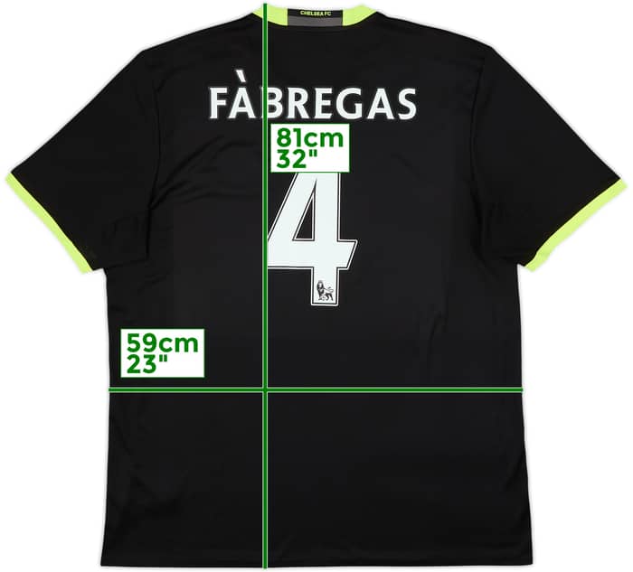 2016-17 Chelsea Visitante Camiseta Fabregas #4 - 8/10 - (XL)