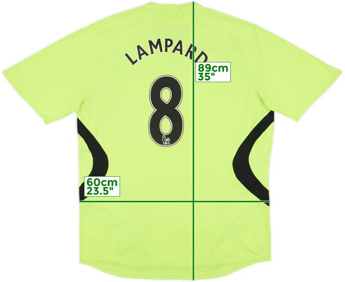 2007-08 Chelsea Away Shirt Lampard #8 - 6/10 - (XXL)