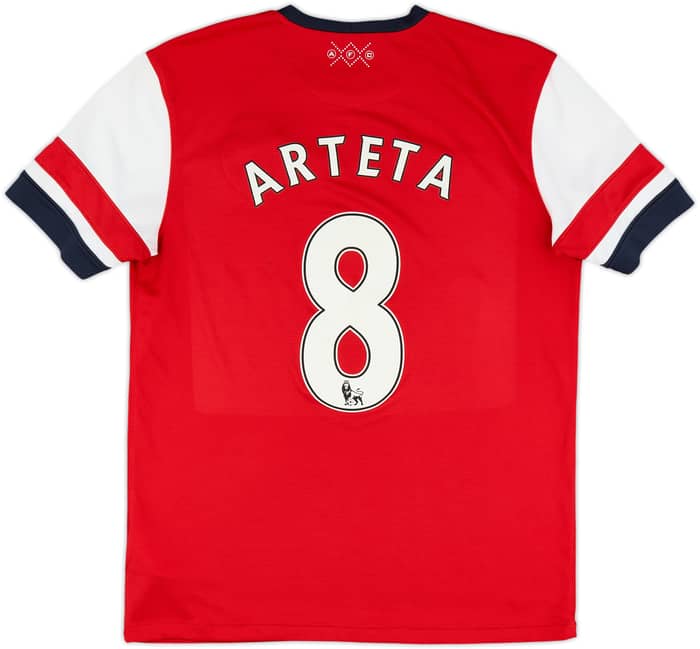 2012-14 Arsenal Home Shirt Arteta #8 - 6/10 - (M)