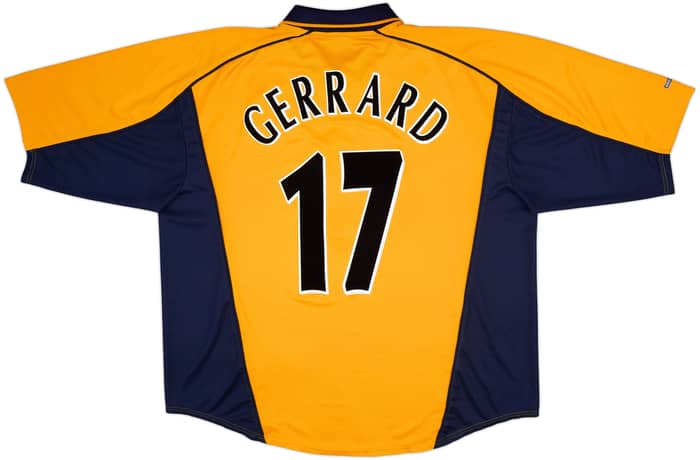 2000-02 Liverpool Away Shirt Gerrard #17 - 8/10 - (3XL)