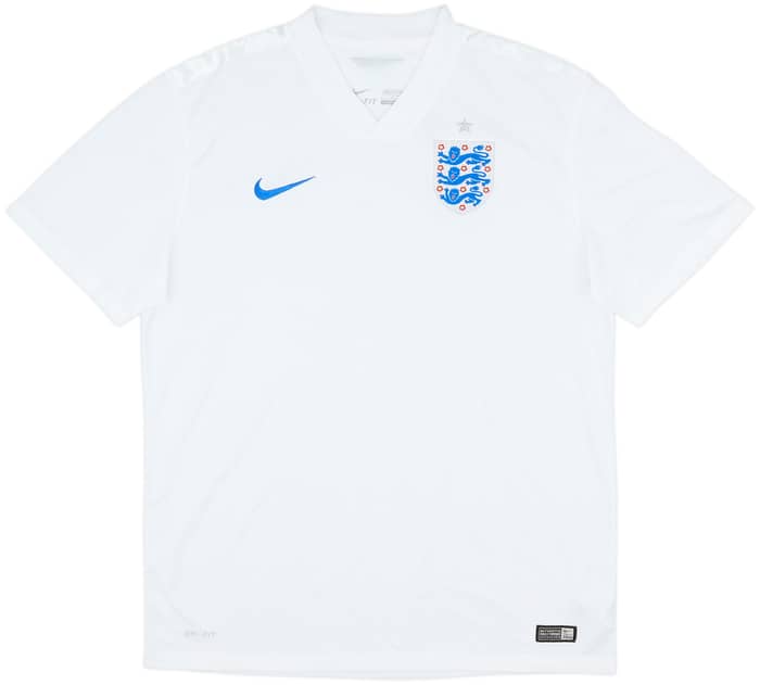 2014-15 England Home Shirt #2 - 9/10 - (L)