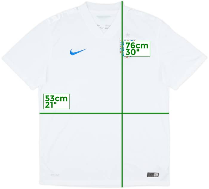 2014-15 England Home Shirt #2 - 9/10 - (L)