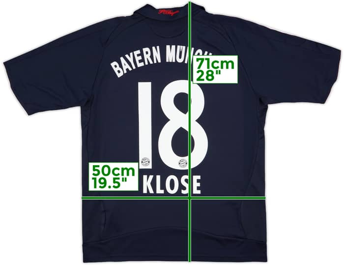 2008-09 Bayern Munich Away Shirt Klose #18 - 8/10 - (XL.Boys)