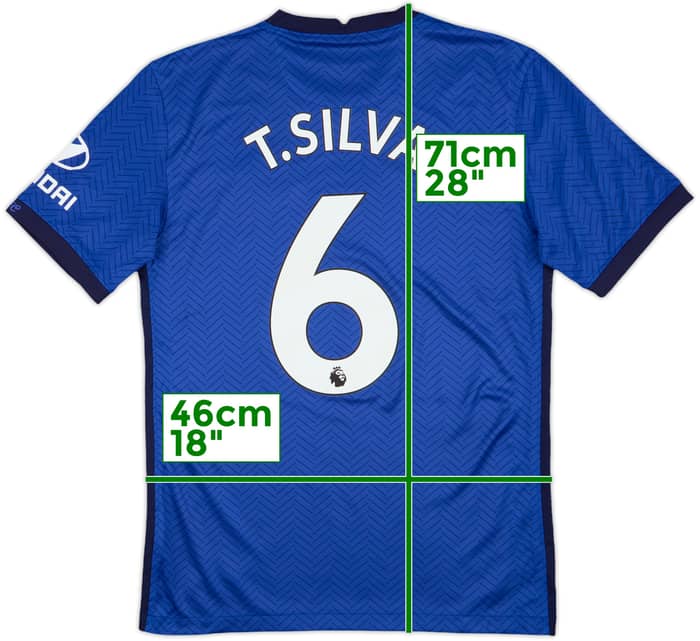 2020-21 Chelsea Home Shirt T.Silva #6 - 9/10 - (S)