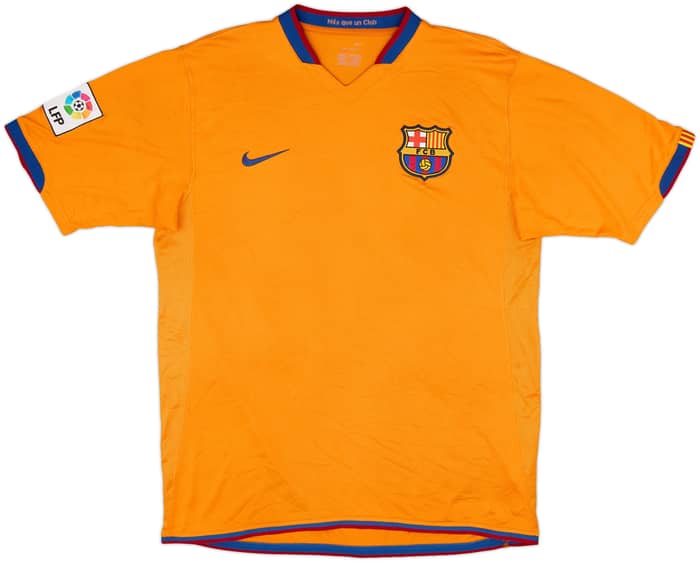 2006-08 Barcelona Away Shirt Ronaldinho #10 - 8/10 - (M)