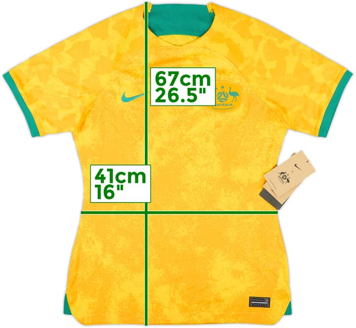 2022-23 Australia Home Shirt (Women's S)
