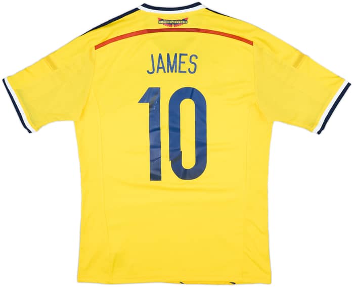 2014-15 Colombia Home Shirt James #10 - 6/10 - (M)