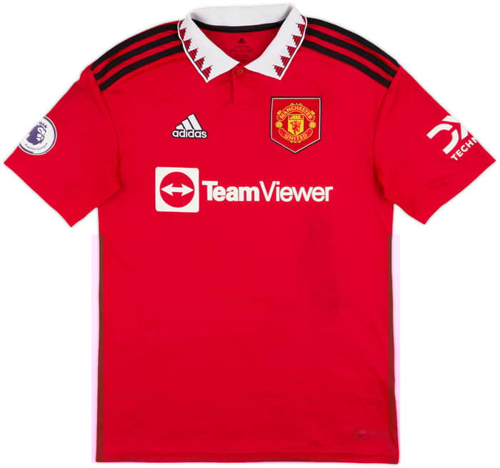 2022-23 Manchester United Home Shirt Ronaldo #7 - 5/10 - (XL.Boys)