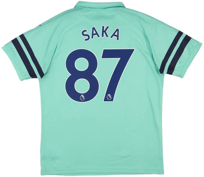 2018-19 Arsenal Third Shirt Saka #87 - 8/10 - (L)
