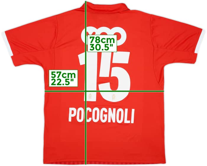 2017-18 Standard Liege Home Shirt Pocognoli #15 - 7/10 - (XL)