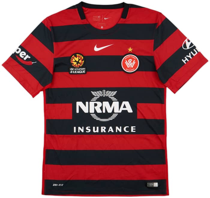 2015-16 Western Sydney Wanderers Home Shirt - 8/10 - (S)