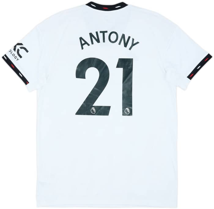 2022-23 Manchester United Away Shirt Antony #21 - 9/10 - (L)