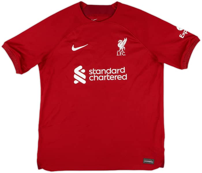 2022-23 Liverpool Home Shirt M.Salah #11 - 5/10 - (XL.Boys)