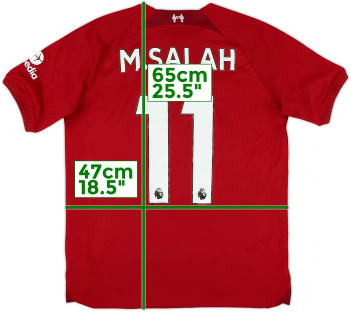 2022-23 Liverpool Home Shirt M.Salah #11 - 5/10 - (XL.Boys)