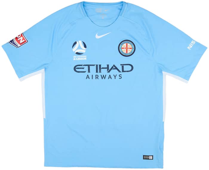 2017-18 Melbourne City Home Shirt - 9/10 - (XL)
