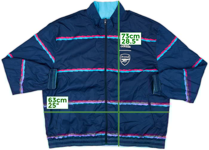 2022-23 Arsenal adidas Reversible Anthem Jacket - 6/10 - (3XL)