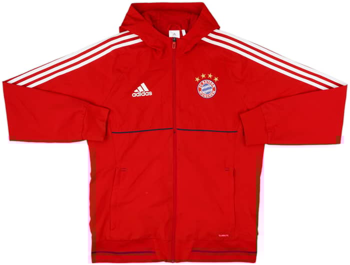 2017-18 Bayern Munich adidas Hooded Track Jacket - 6/10 - (M)