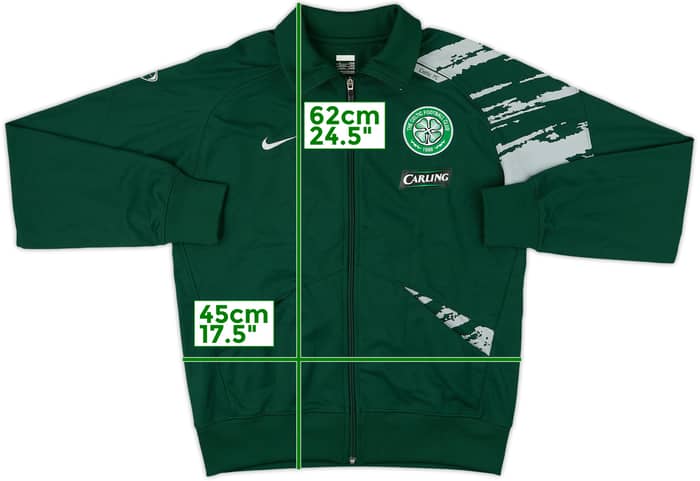 2007-08 Celtic Nike Track Jacket - 8/10 - (M)
