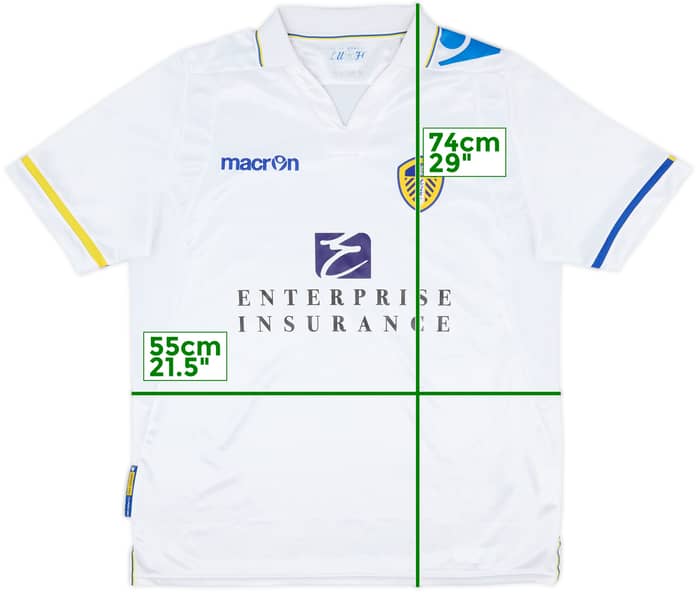 2011-12 Leeds United Home Shirt - 8/10 - (M)