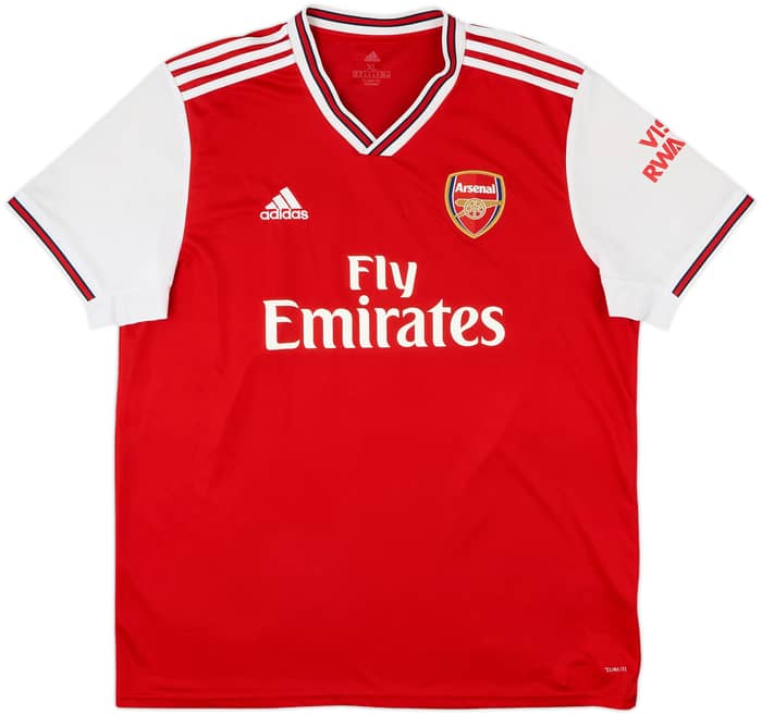2019-20 Arsenal Home Shirt Saka #77 - 6/10 - (XL)