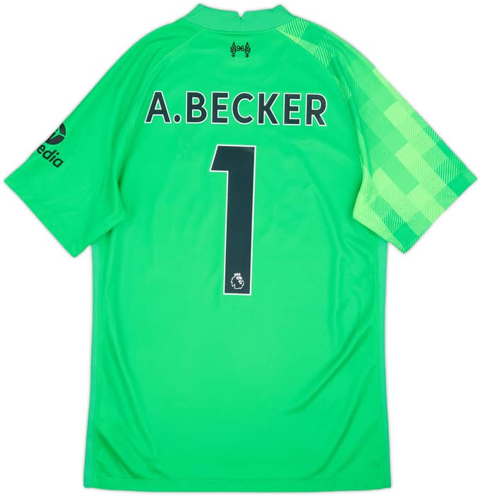 2021-22 Liverpool GK Shirt A.Becker #1 - 10/10 - (S)