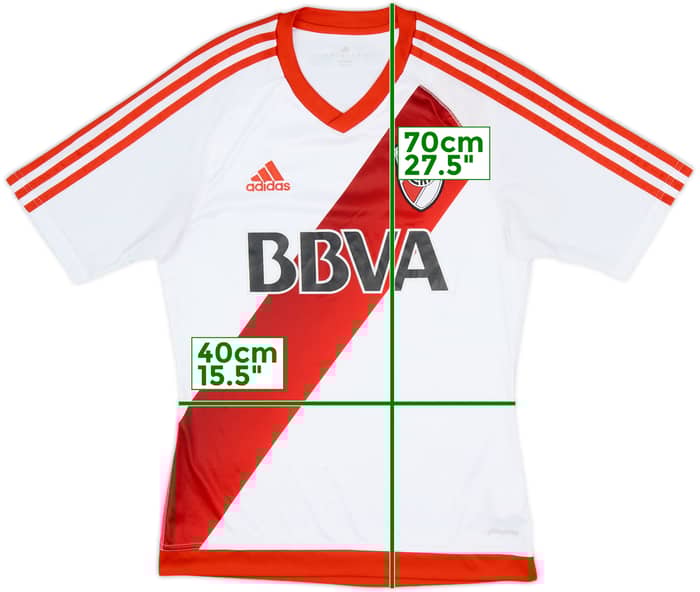 2016-17 River Plate Home Shirt - 9/10 - (S)