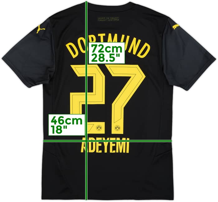 2024-25 Borussia Dortmund Away Shirt Adeyemi #27 - 8/10 - (S)