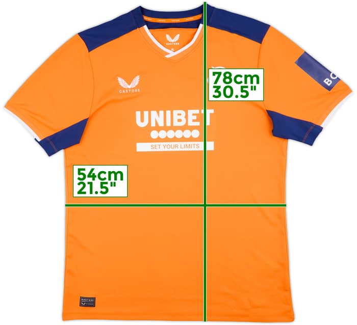 2022-23 Rangers Third Shirt - 9/10 - (XL)