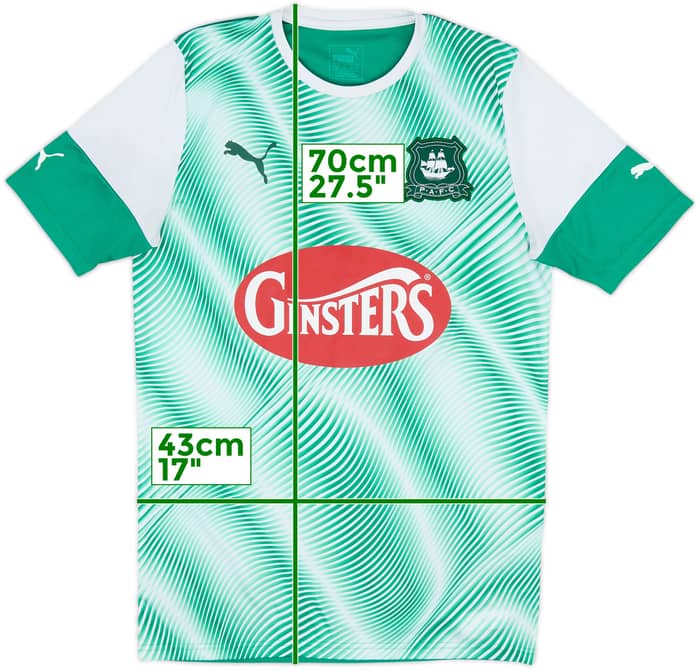 2019-20 Plymouth Argyle Away Shirt - 9/10 - (S)