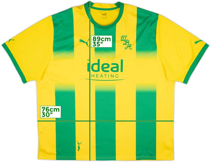 2022-23 West Brom Away Shirt - 9/10 - (5XL)