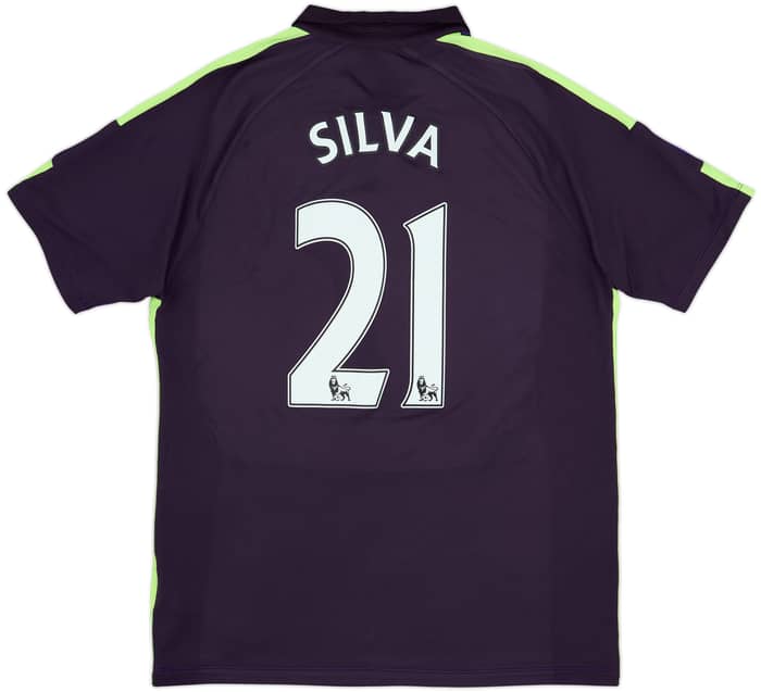 2014-15 Manchester City Third Shirt Silva #21 - 8/10 - (L)