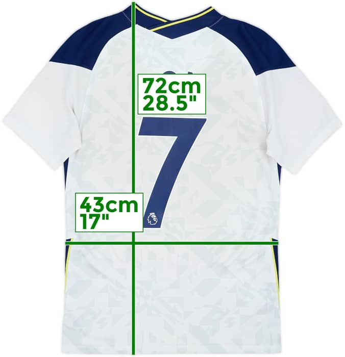 2020-21 Tottenham Home Shirt Son #7 - 7/10 - (S)