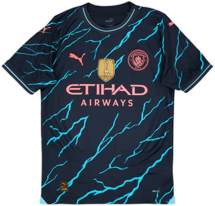 2023-24 Manchester City Third Shirt Haaland #9 - 9/10 - (S)